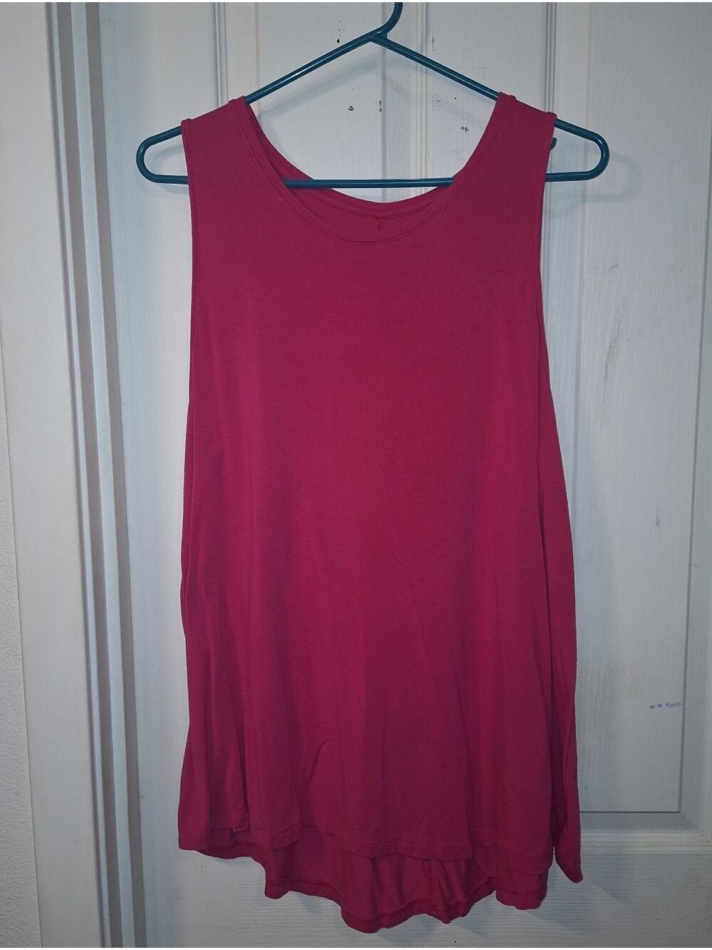 Apt. 9 Fuchsia Scoop Neck Tank Top Size XL